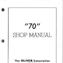 "70" Shop Manual